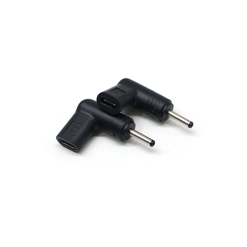 Angled 90 Degree DC3.0*1.1mm Male Plug To Female Socket Converters Universal Power Supply Adapters For Mobile Phone Transmission