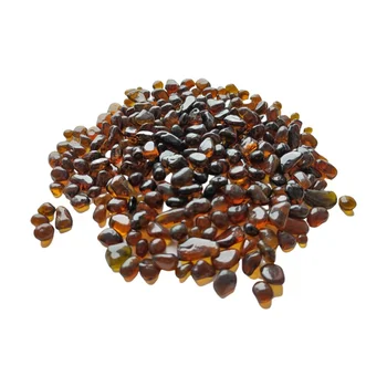 China 6-9mm Coffee Glass Beads Marbles Rocks Gems for Aquarium Garden