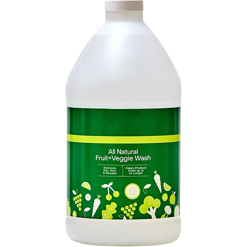Private Label Remove Harmful Residue Natural Fruit and Vegetable Washing Liquid Detergent