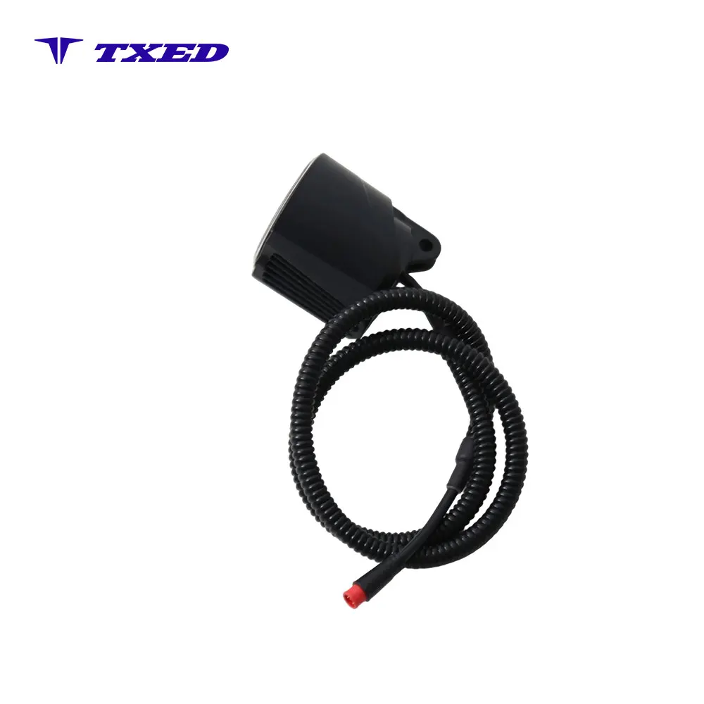 Black Waterproof IP67 High Brightness LED Front Light with Sensor Switch Battery Hub dynamo Bicycle Light Xingcheng HL2800-80