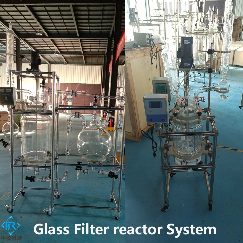 Lab Glass Gas Scrubber System With Distillation Column Buy Vacuum