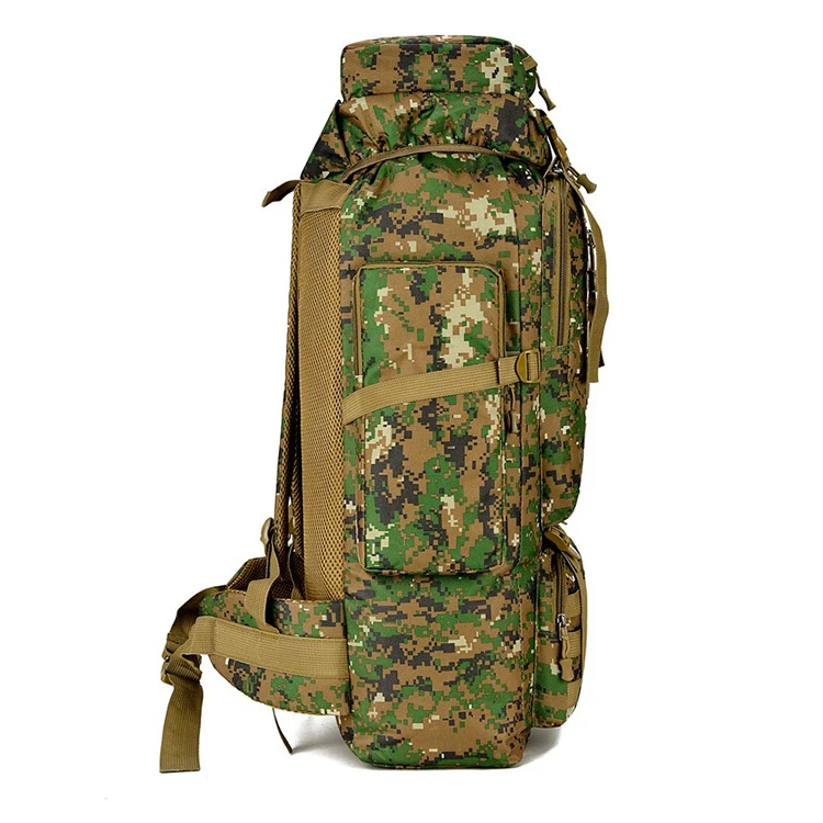 High quality outdoor bags large capacity travel backpack 80l hiking camping backwoods backpack