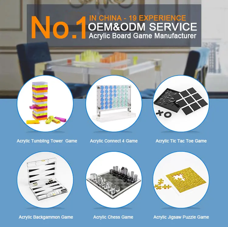 JAYI пользовательские роскошные акриловые шахматные настольные игры набор гляцит китайский производитель шахматных игр