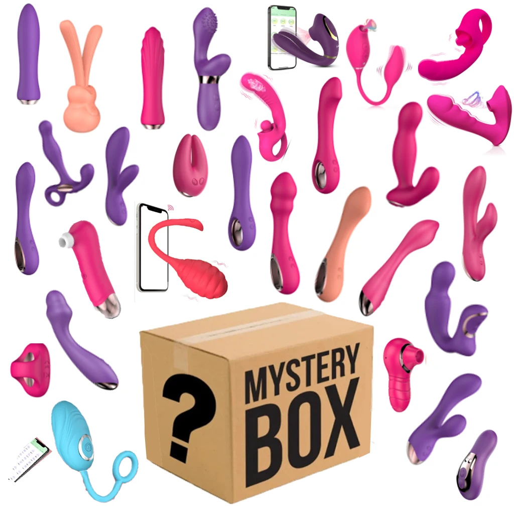 Gift Sex Toy Mystery Box Men Electronics Rose Vibrator Blind Lucky Box  Women Surprise Couples Fun Love Sex Toy Box For Women