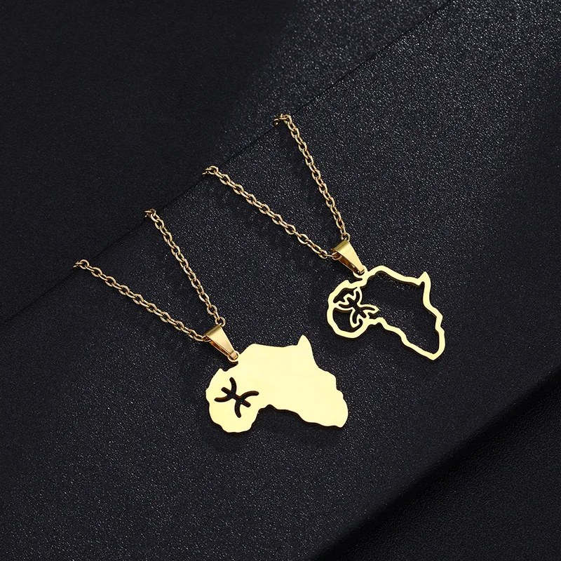 Custom Map Necklace