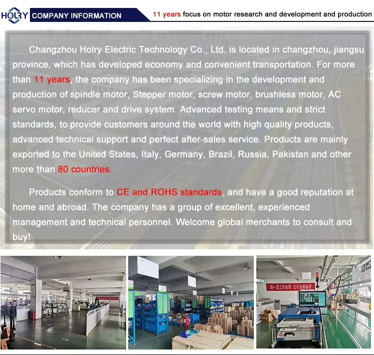 HOLRY High Torque Spindle Motor Kit Er20 18000rpm 220v 380v air Cooling 2.2kw Cnc Milling Direct Drive Spindle Motor Set
