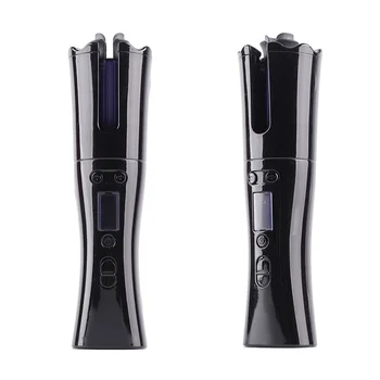 Cordless Auto Hair Curler Rechargeable Auto Curler For Curls or Waves Curling Iron with 6 Temps