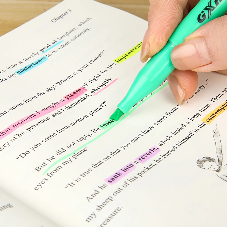 Gxin G-315 6 шт./набор неоновые цветные яркие нетоксичные маркеры на водной основе набор маркеров для школы