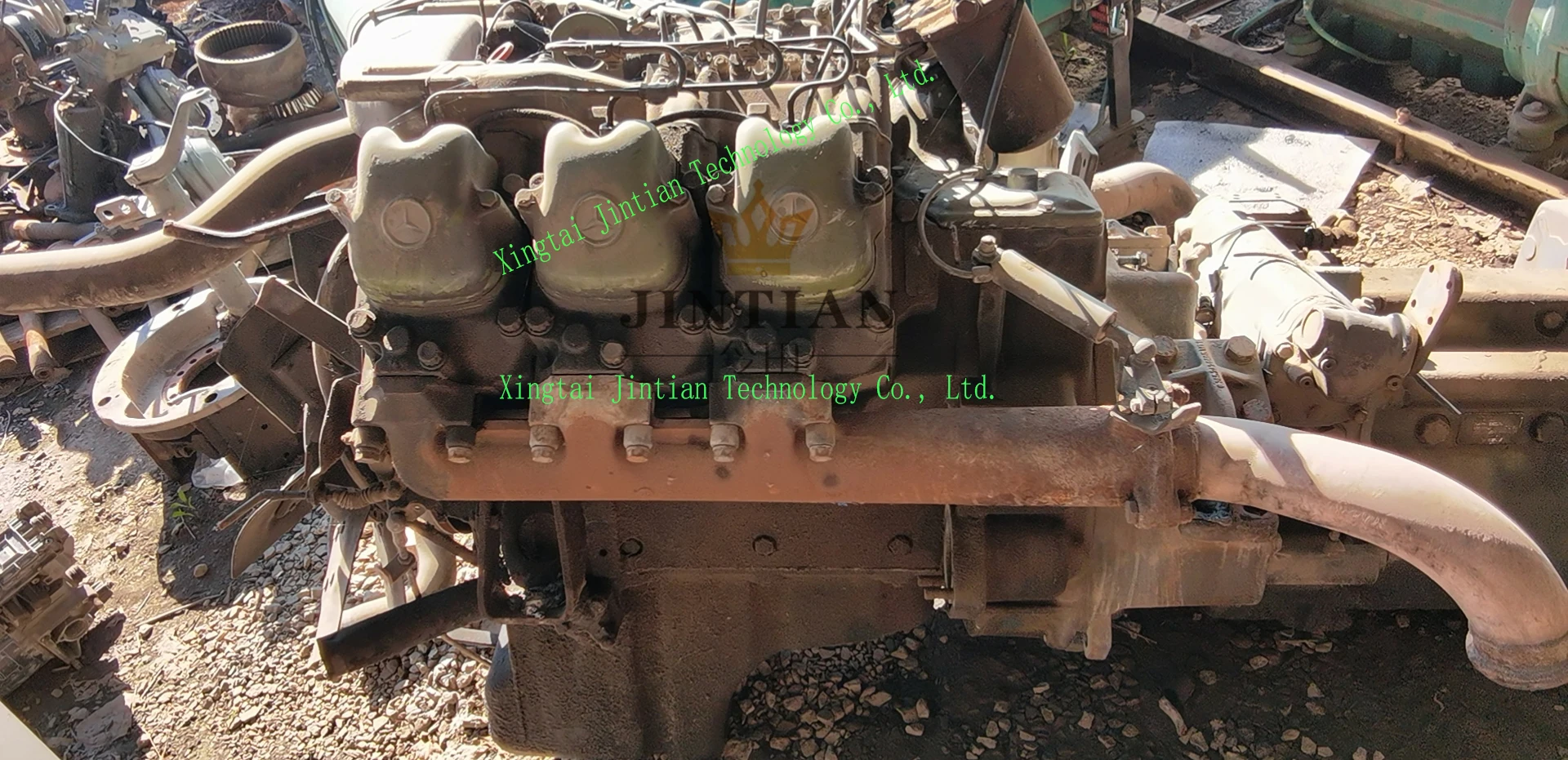Used Diesel Complete Engine Assembly OM421 OM401 With Transmission for Mer Cedes Ben Z Truck