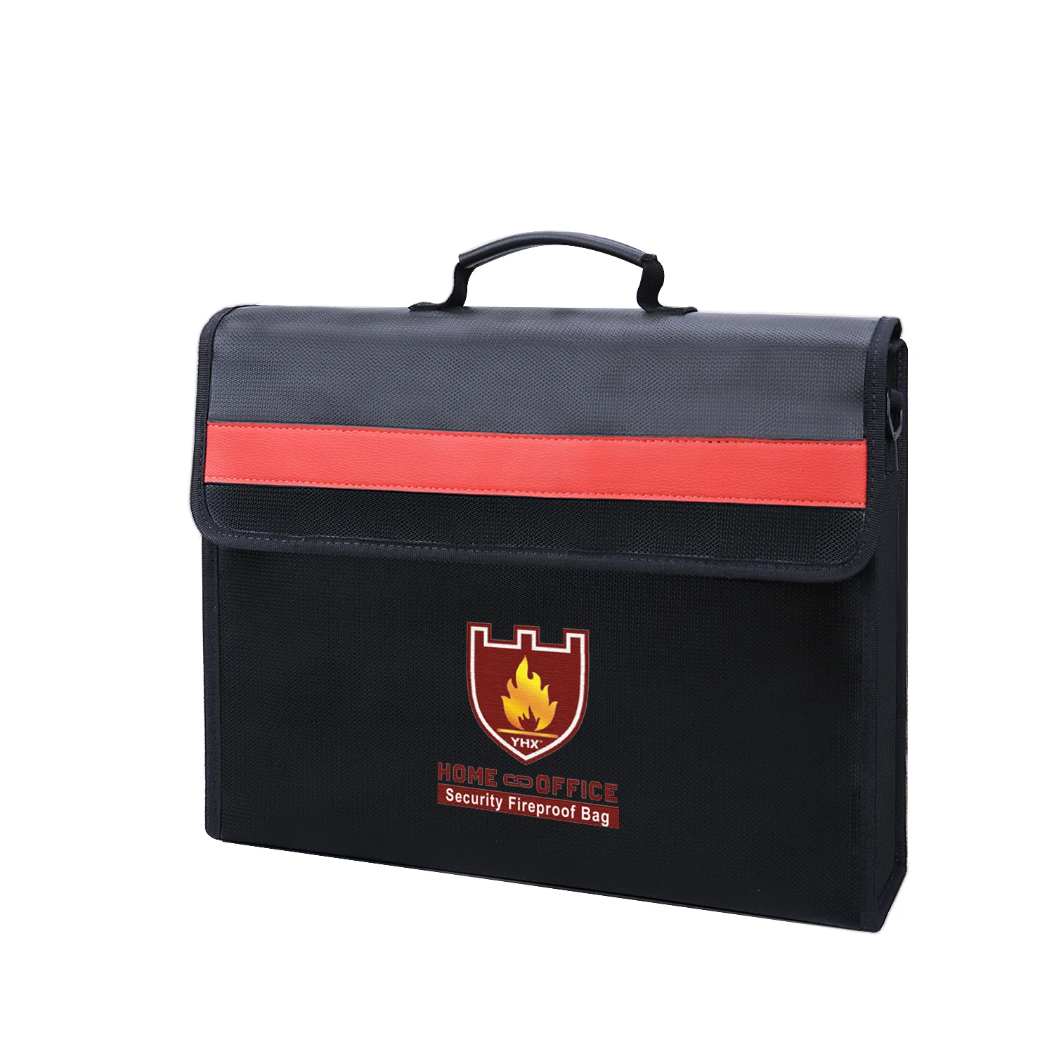 Hot selling Water Fire Resistant File Bag with Zipper Closure Safty Document Money Valuable Bag