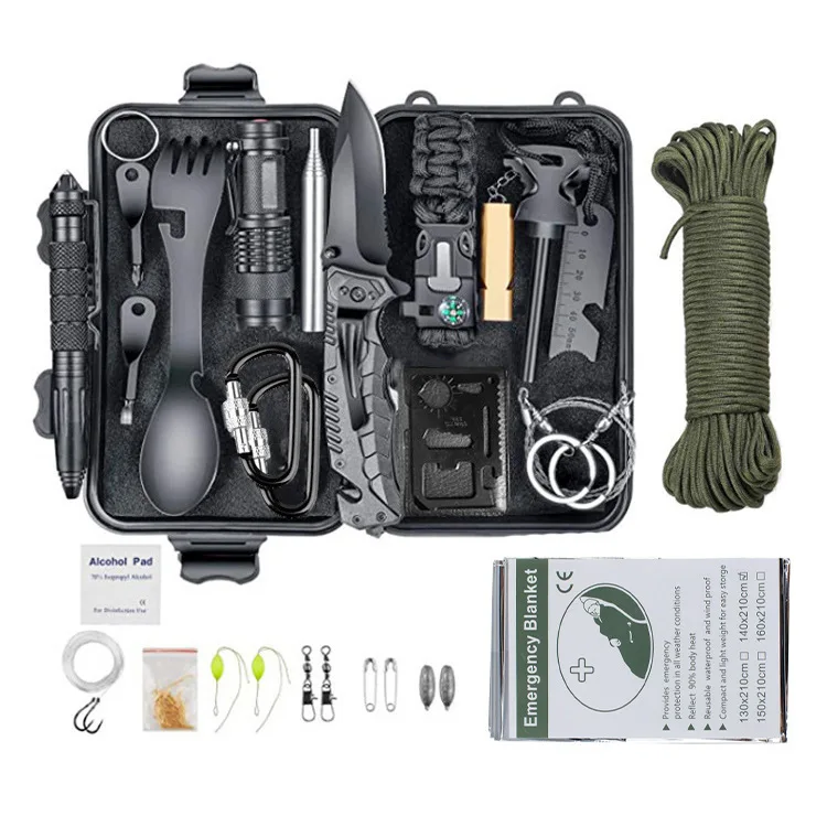 Wholesa Mini Survival Kit Bag Gear Survival Emergency Professional