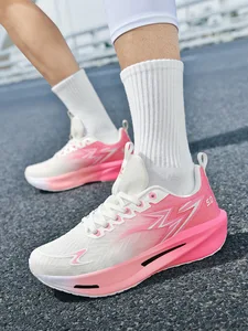 Fashion Comfortable Shock-Absorbing  for Couples Anti-Slip Racing for Students Training Running Shoes
