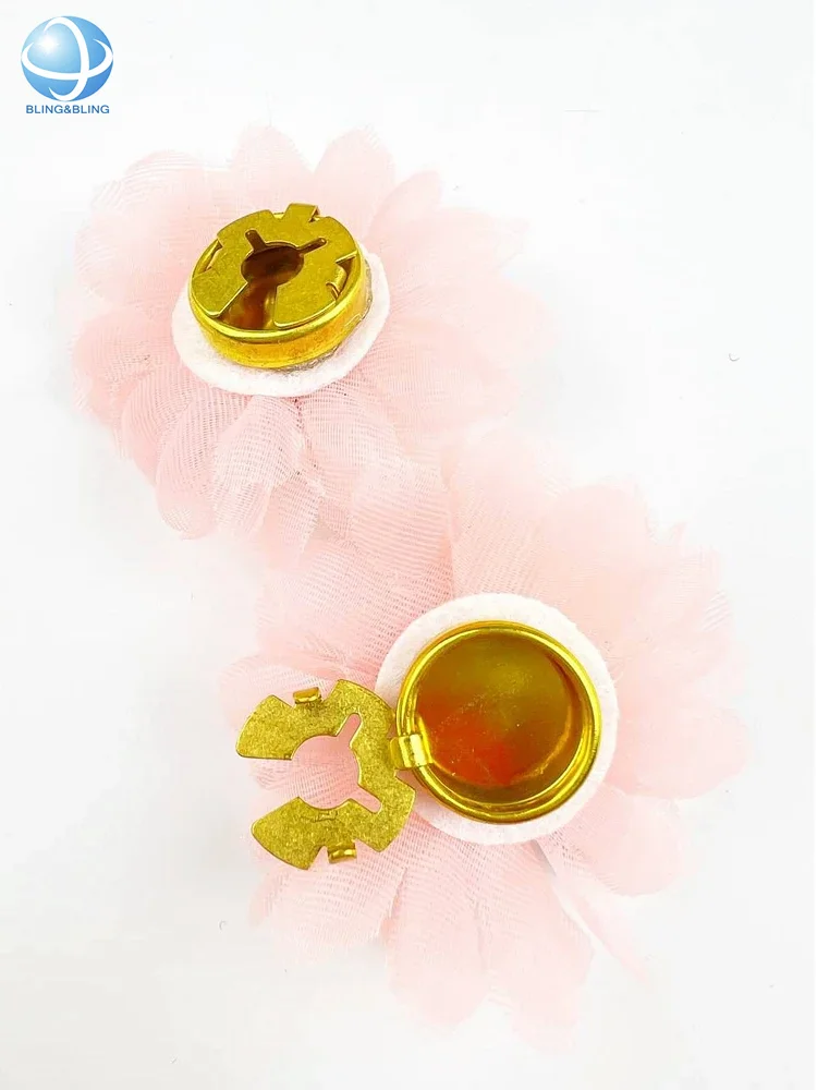 Beaupretty 2 Boutons De Manchette Fleur Alliage Perle Dorée – Élégants Pour Chemise Homme & Femme, Mariage & Soirée