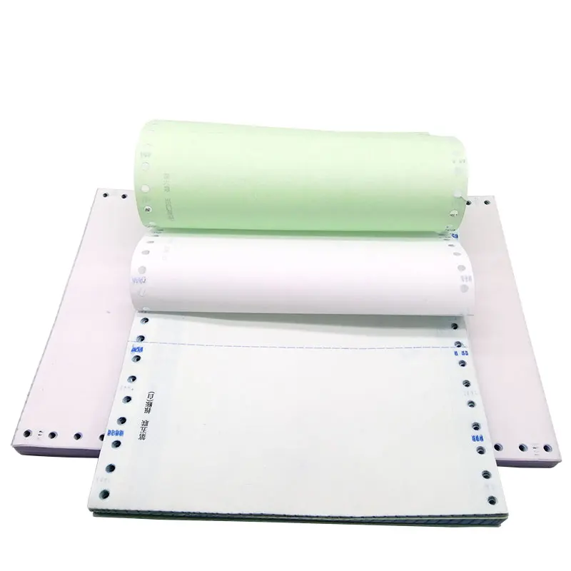 Good quality 5-Ply NCR continuous form receipt printing carbonless paper