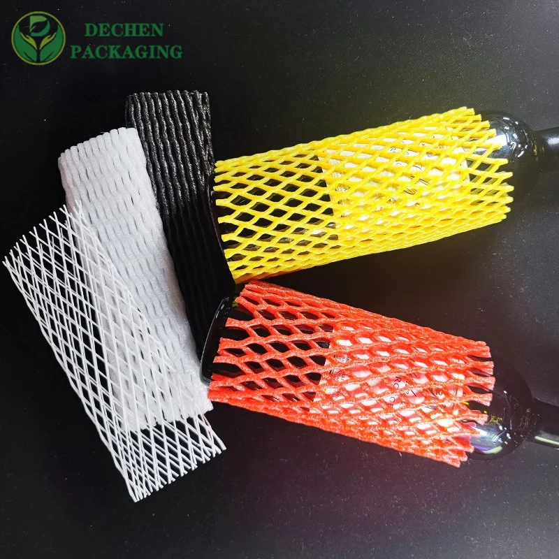 Emballage en plastique pour manchon en mousse de qualité alimentaire pour bouteille de vin