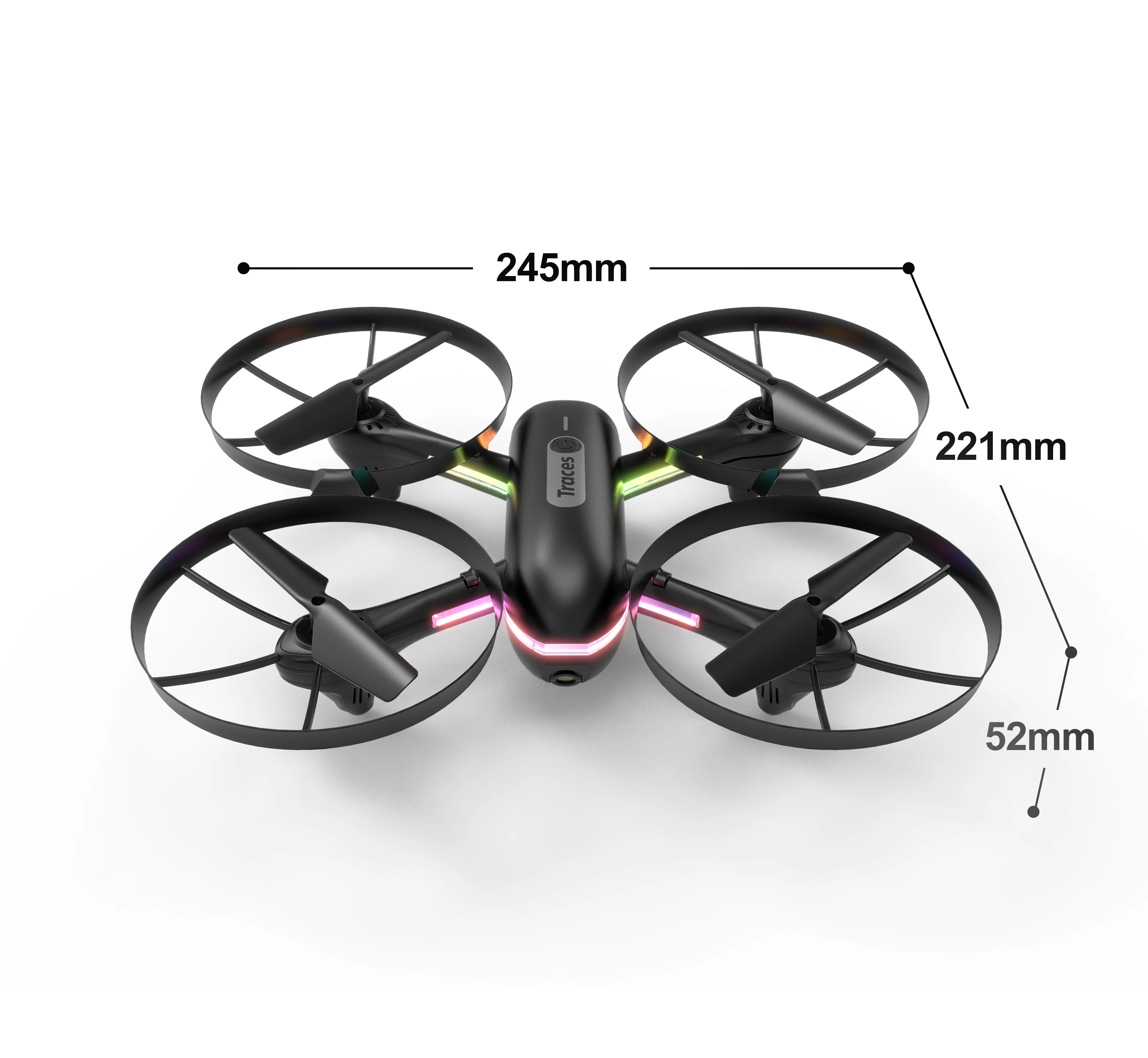 DWI Dowellin 2.4G 4 Axis Gyro RC Quadcopter Dropship Drones With HD Camera