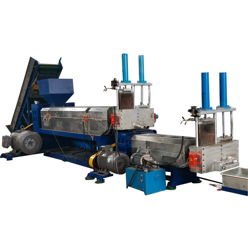 Двухступенчатый Гранулятор PP PE HDPE LDPE для переработки отходов пластмассы, гранулятор для гранулирования, машина для производства грануляторов