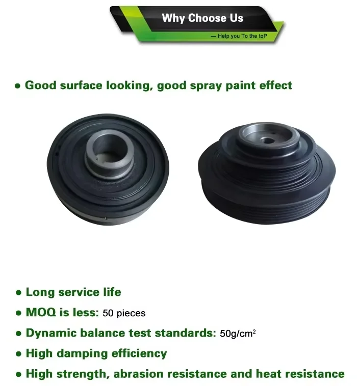 Durable Crankshaft Belt Wheel Pulley for MITSUBISHI