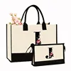Black letter flower j