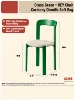 Verde hierba - cojín de asiento tapizado