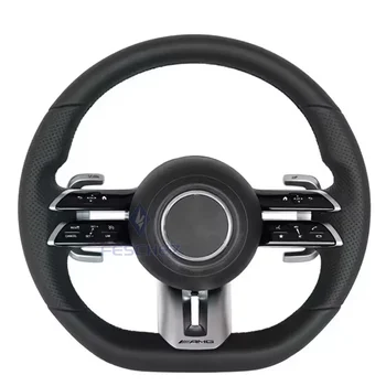 Carbon Fiber Led Leather Steering Wheel For Mercedes Benz A C E G Gle Amg W204 W205 W211 W213 Customized Alcantara