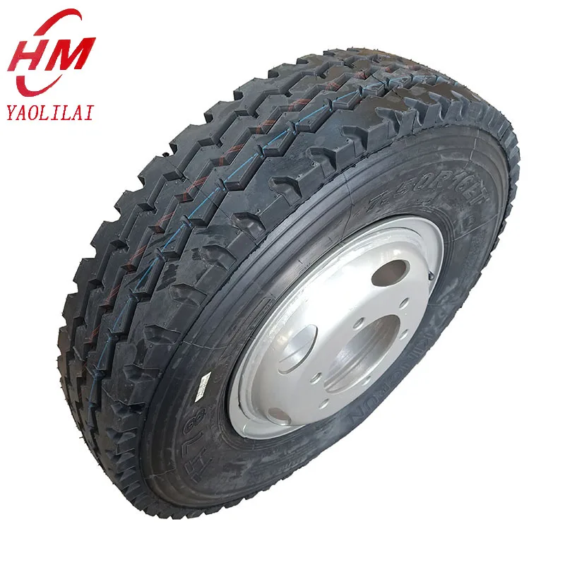 Wholesaler Truck Tires 750r16 Trailer Tire 75016 Assy With Steel Rim 5