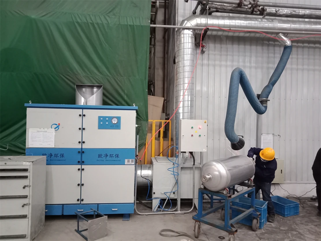 Powerful High Power Central Dust and Air Extractor New Condition Plasma Fume & Reverse Pulse Jet Dust Collector