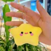 Chaîne de perles étoile smiley jaune