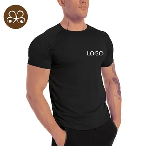 2023 Hot Sale Fitness Breathable Plain Custom Print Solid Color O Neck Plain Tshirt