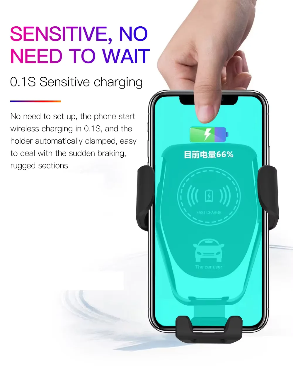 Wireless Magnetic Charger 7.5W Fast Charging - Image 3