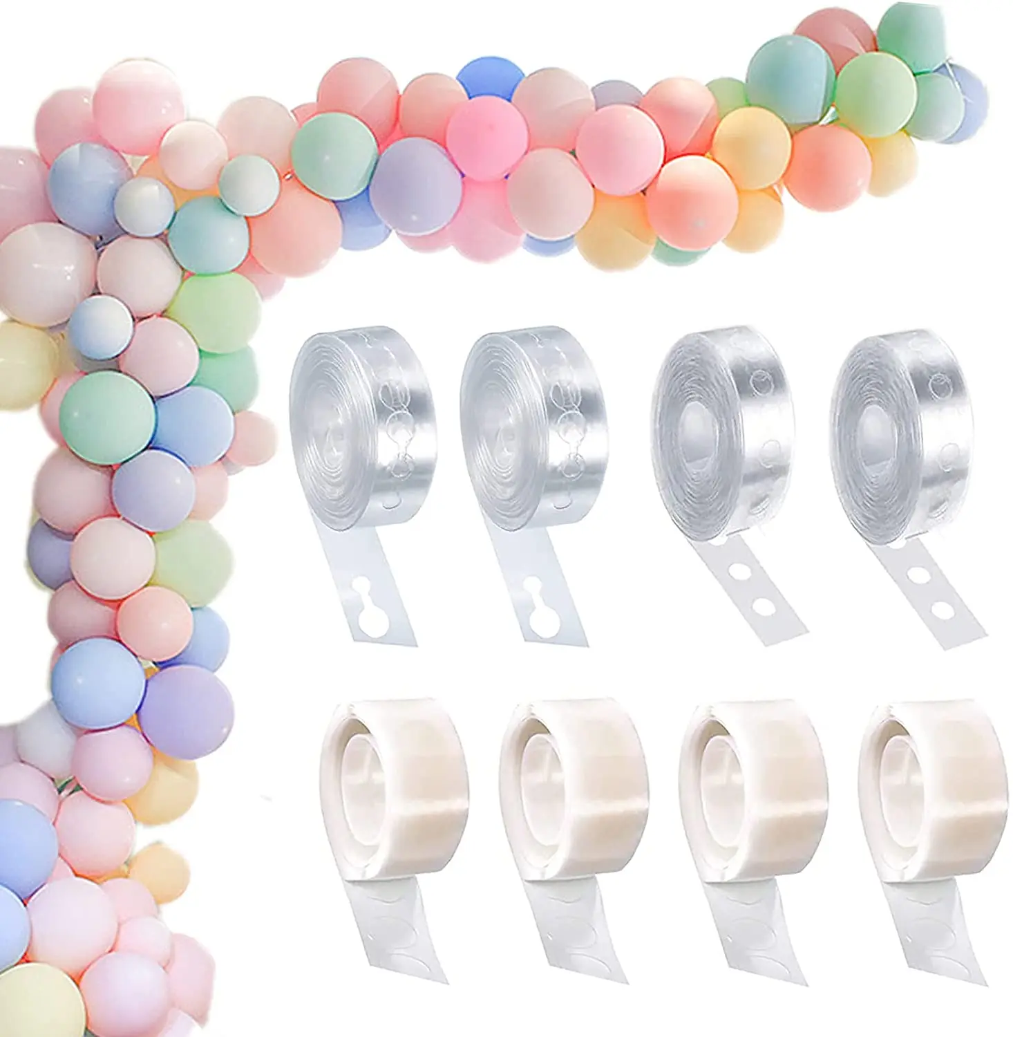 Glue Dots Extra Large 1.18” – 50 Removable & Reusable Adhesive Dots For Balloons, Decor, Fragile Items