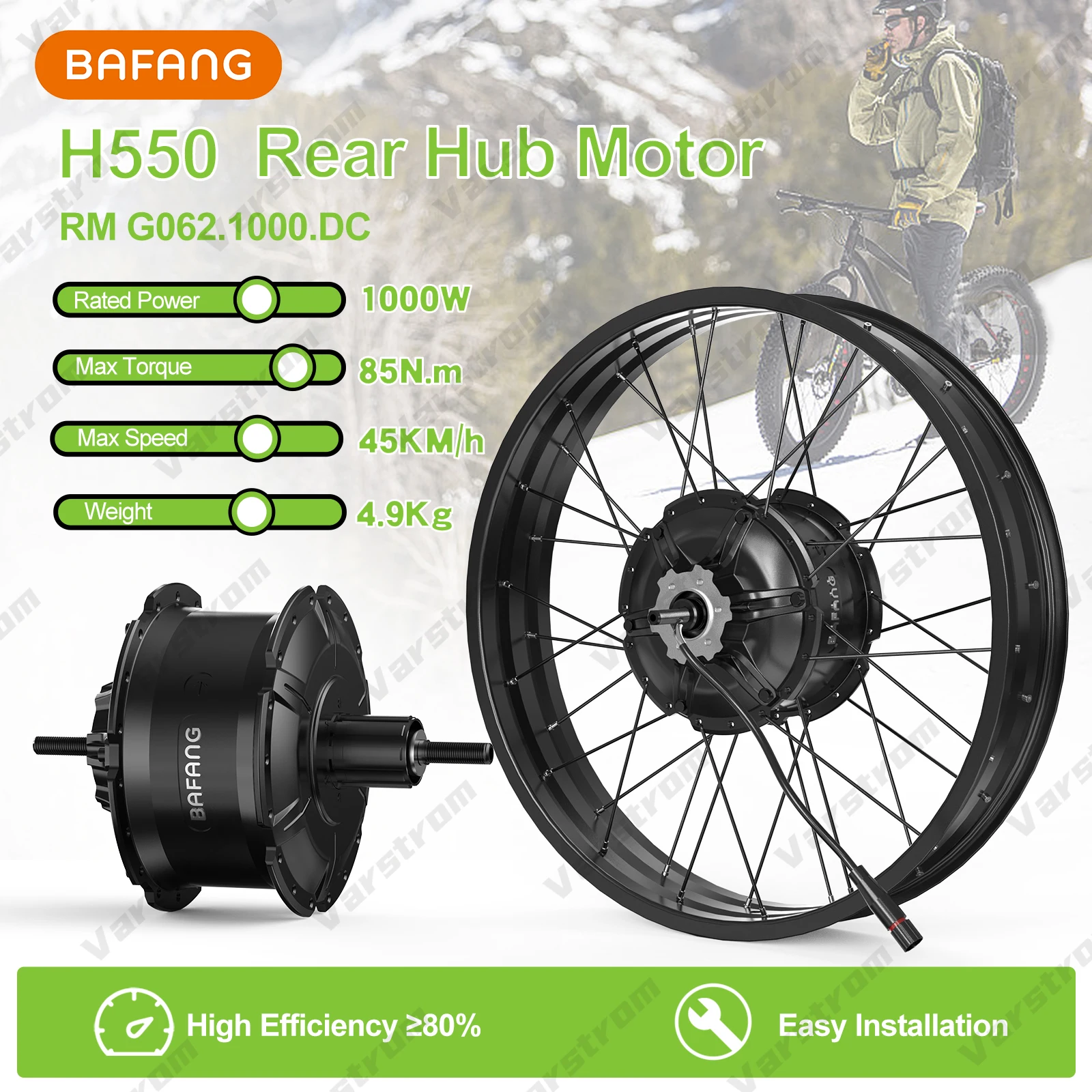 Moteur Bafang 48V 1000W Pour Fat Bike – G063 à Fixation Vissée – Neuf