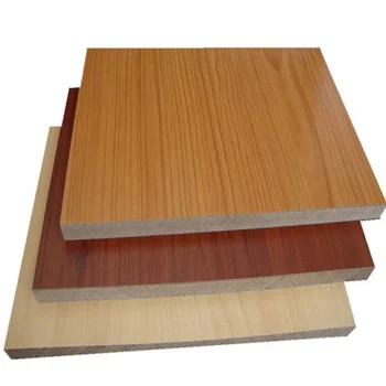 High quality Poplar laminated mdf board color MDF board