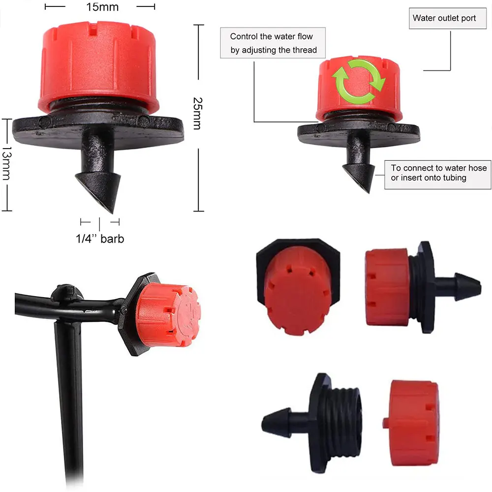 Adjustable Dripper Irrigation System Complete Irrigation Kit for 1 Hectare of Papaya Trees