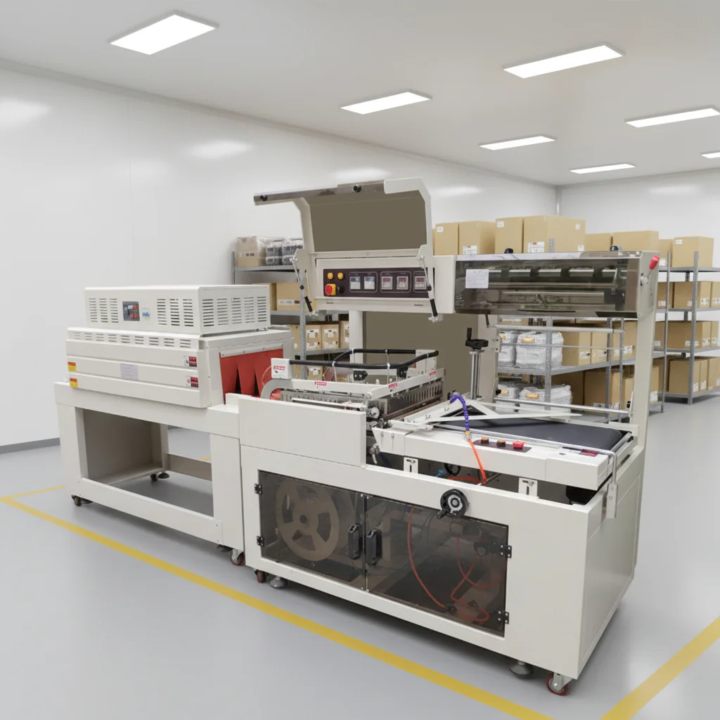 シュリンクトンネル Lシーラー付 L型シーラーシュリンクトンネル一体型機|シュリンク包装機|製品