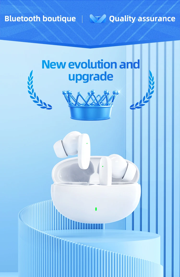 S90 TWS Earphone Wireless Fone Blue-tooth Headphones AI Control Mini Headset Dual Mic Noise Reduction HiFi Stereo Earbuds