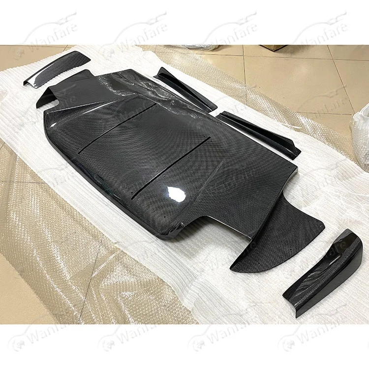 VRS STYLE CARBON FIBER REAR DIFFUSER for 2001-2007 MITSUBISHI EVOLUTION EVO 7-9 EVO 7 8 9