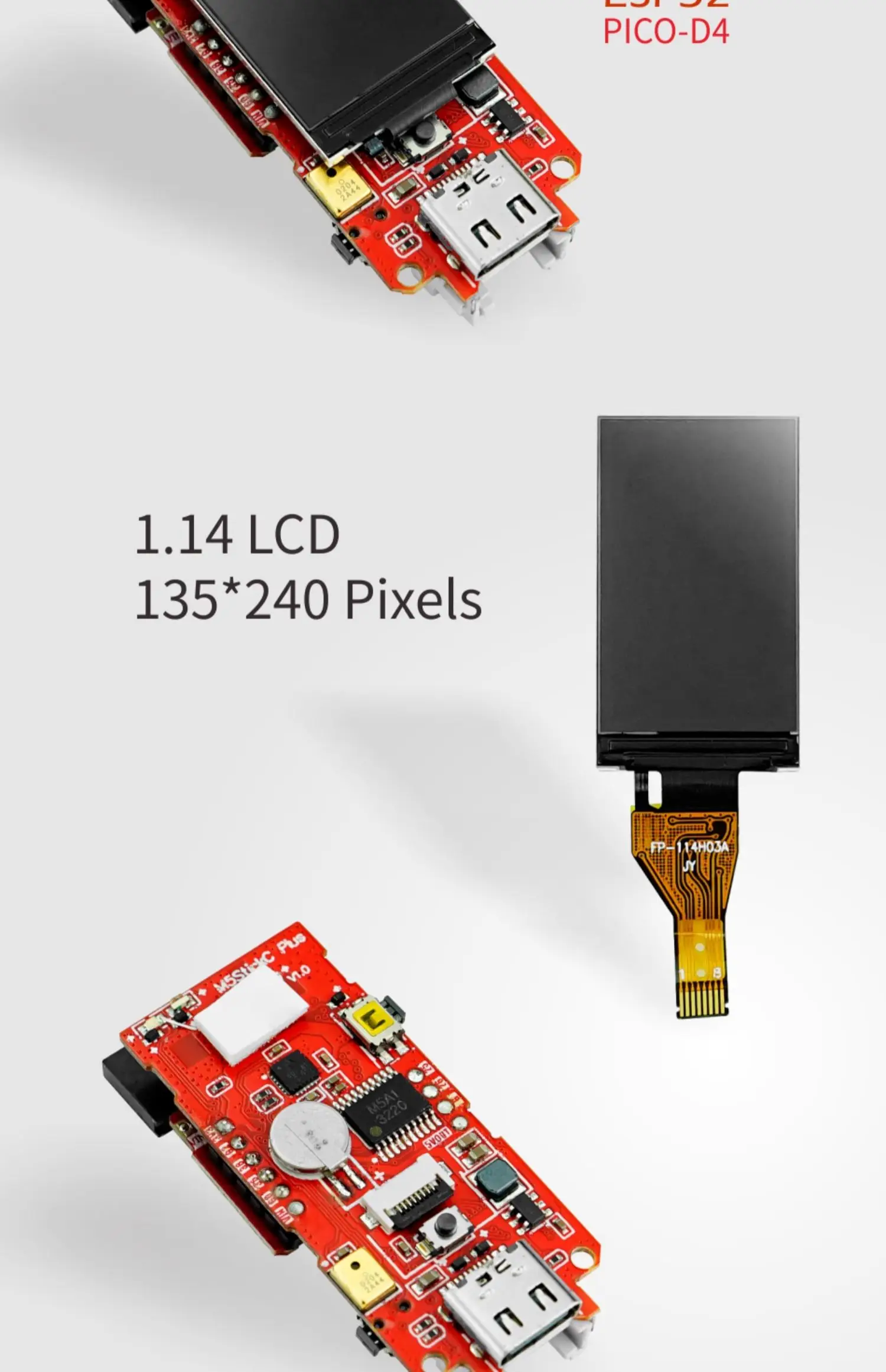 M5stack Stickc PLUS - ESP32-PICO Iot Development Kit