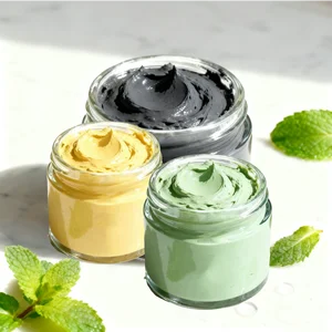 Premium Natural Clay Mask Set - Deep Cleansing & Detoxifying Facial Treatment for All Skin Types