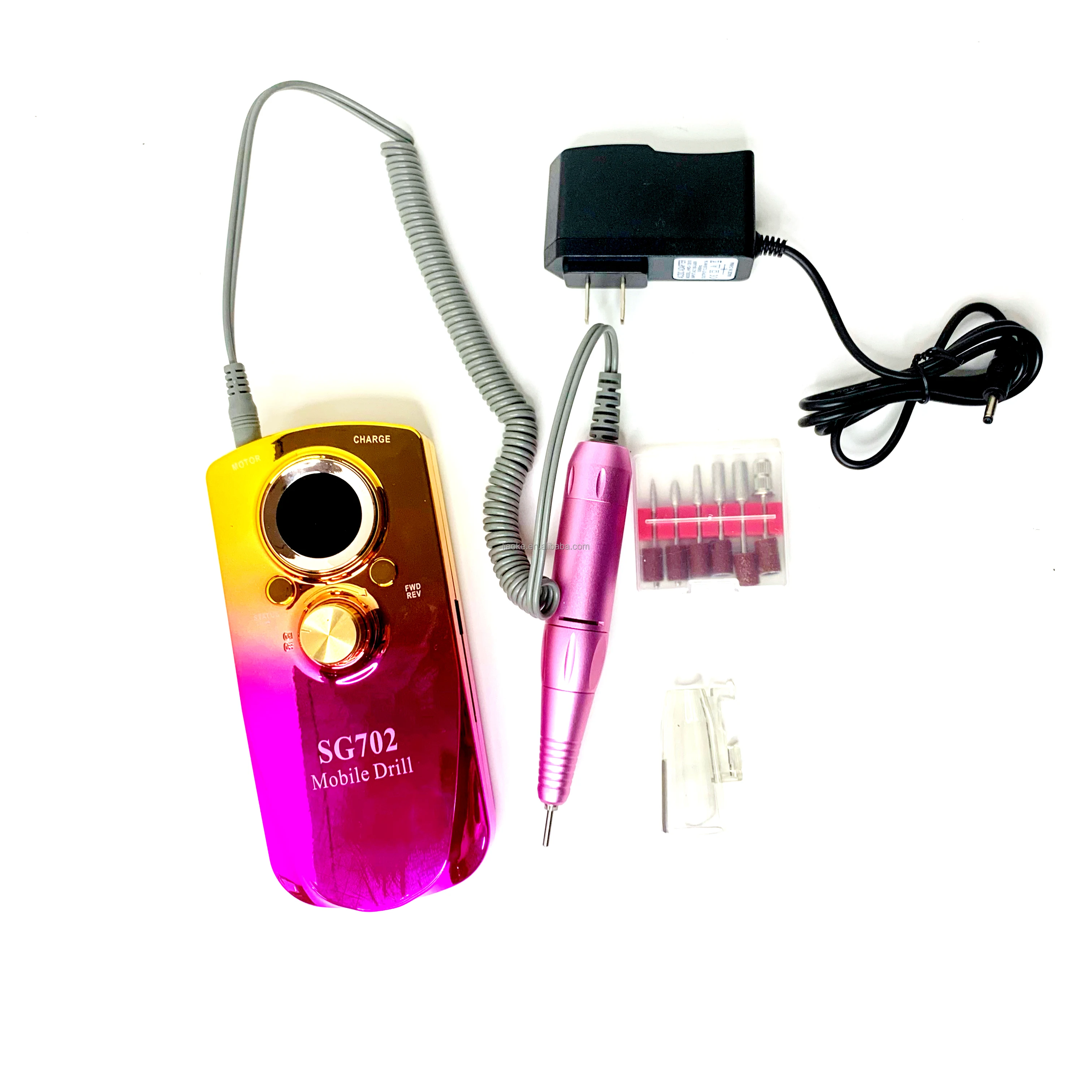 New Sg702 Professional 35000rpm Cordless Nail Drill Polisher Mobile