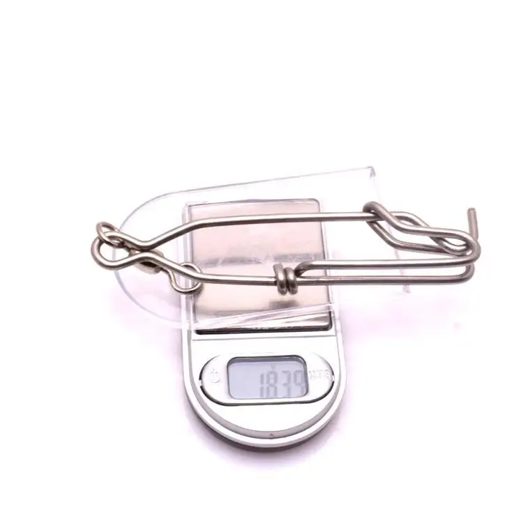 TOPIND 304 Stainless Steel Longline Fishing Tuna Clips with Swivel