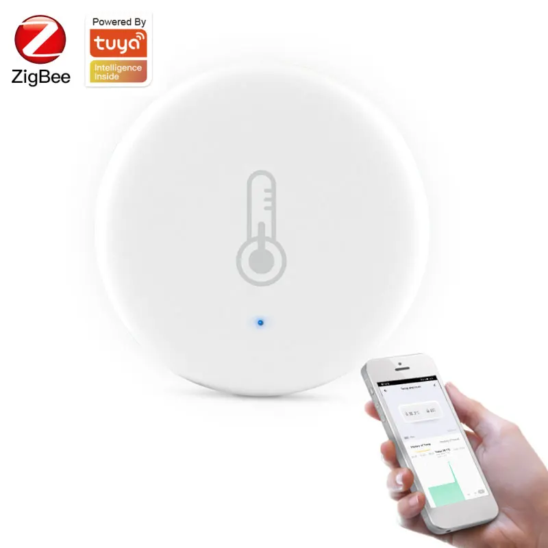 TUYA ZIGBEE Wireless Temperature & Humidity Sensor Smart Home Detector APP 