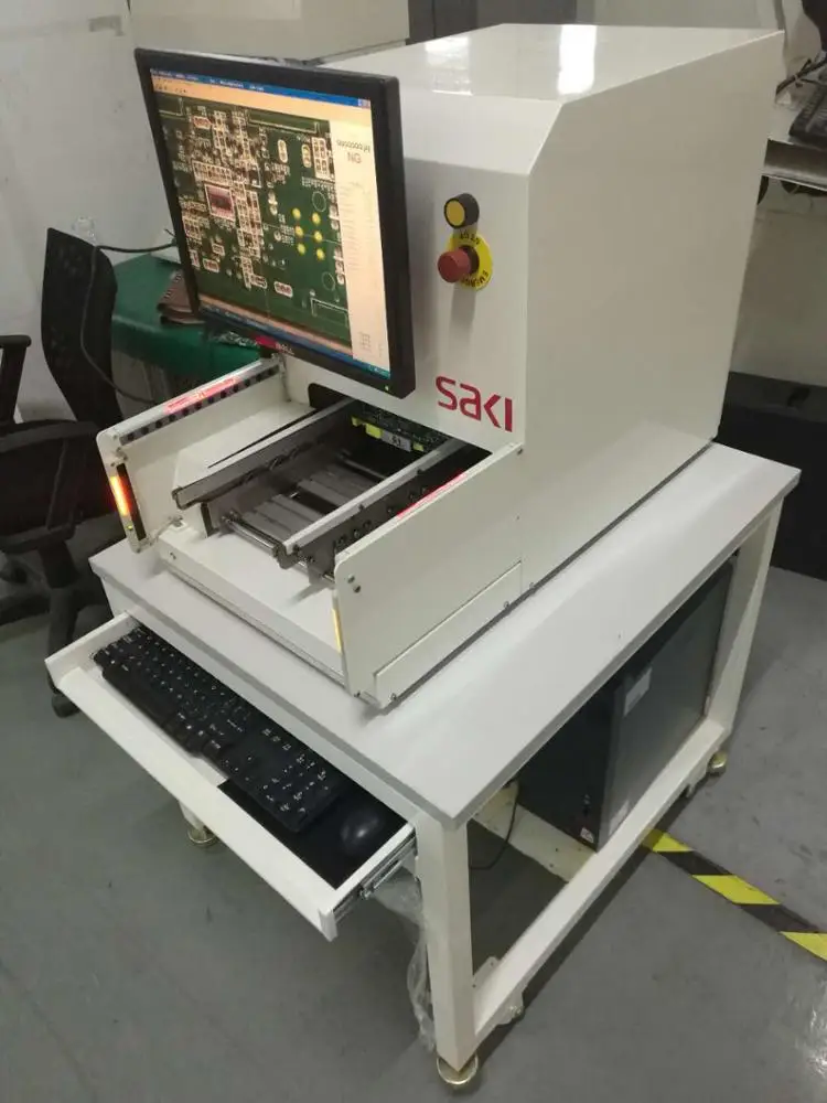 SMT SAKI Bf-18d-P40 Pcb AOI Machine - High Precision Inspection