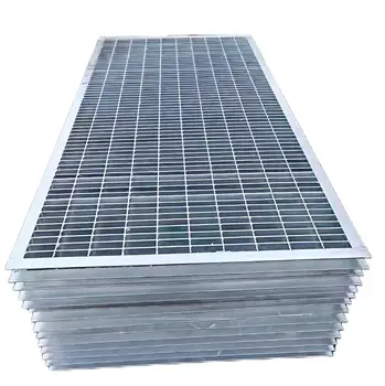 Chinese Supplier Floor Carbon Steel Grating Customized 32x5 Hot Dip Galvanized Metal Steel Grates for drainage platform