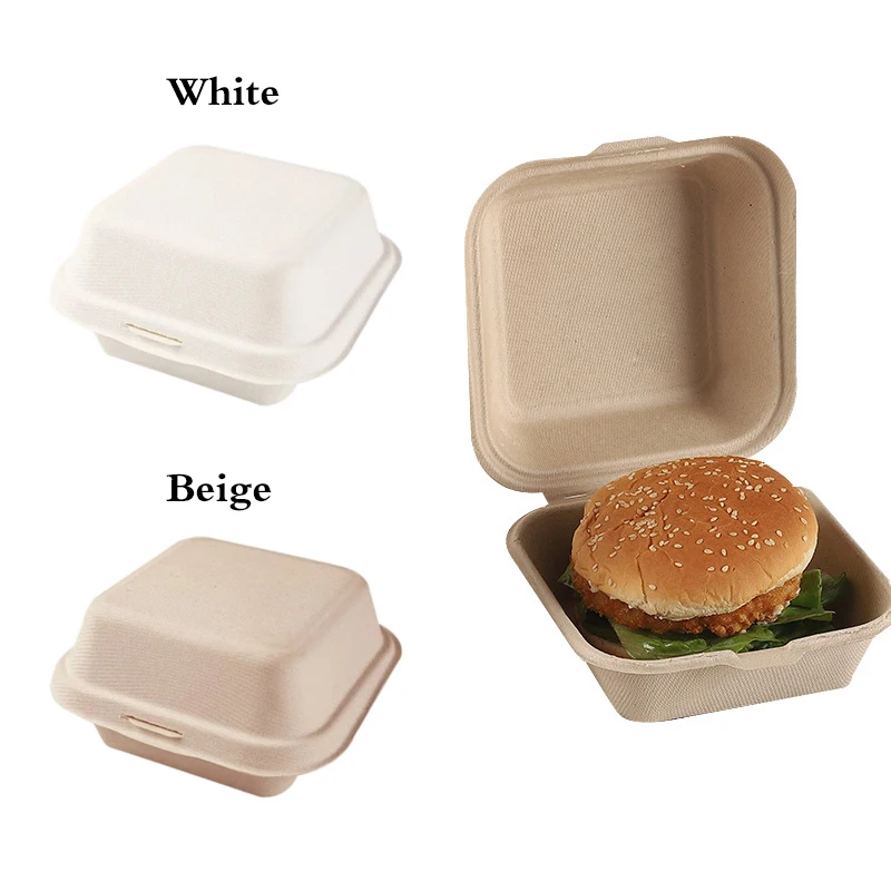 Custom Biodegradable Sugar Cane Bagasse Donut Pastry Cake Packaging ...