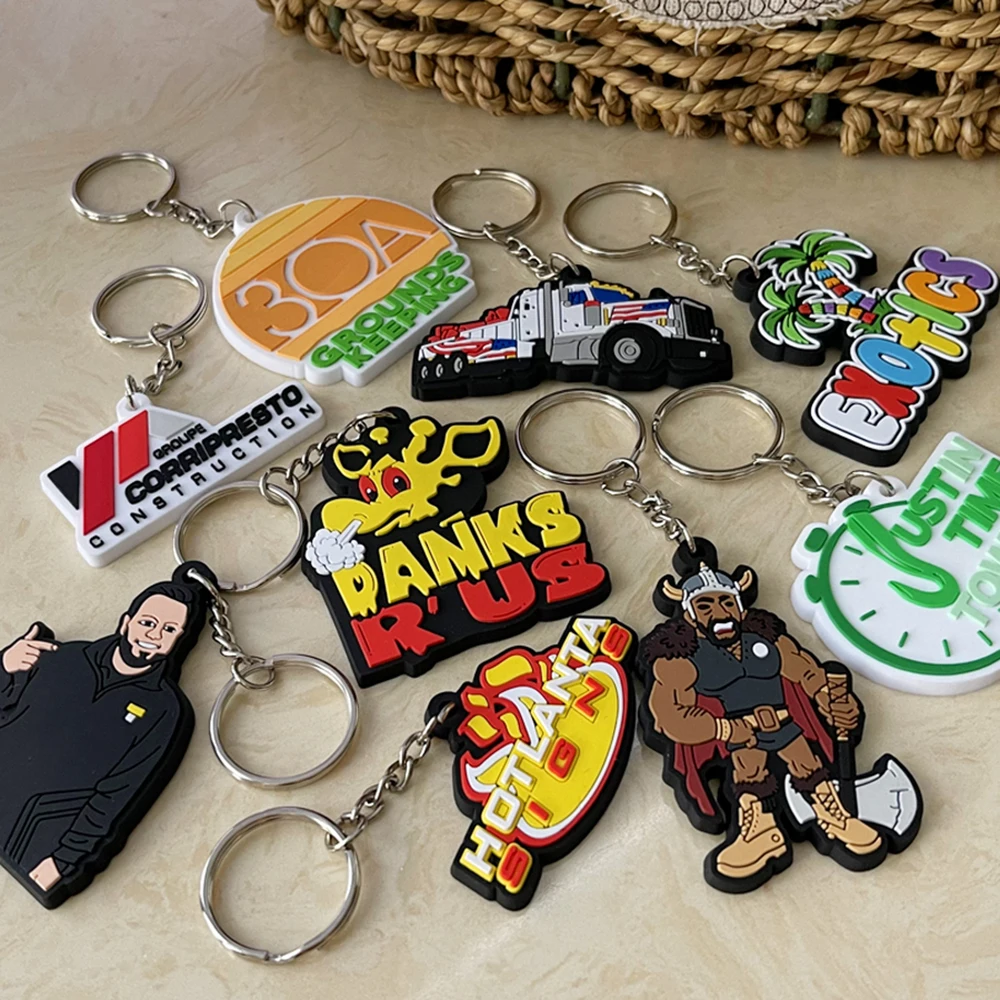 3D Custom Die-Cut Rubber Keychains - Your Logo Promo by Cody Mcconnell 50