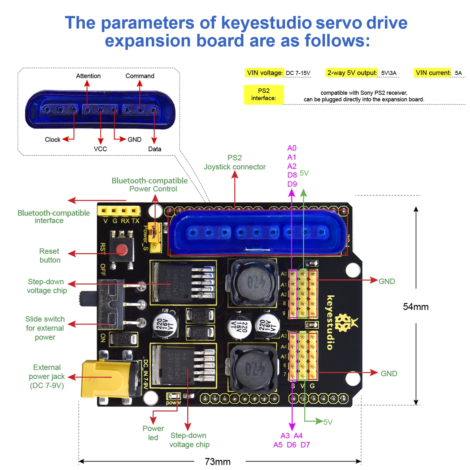 Keyestudio 4DOF Mini desktop robot arm kit for Arduino educational robot arm