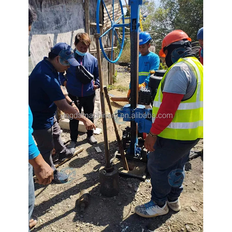 Man Portable Backpack Small 20m Geotechnical Soil Investigation Mine Exploration  Diamond Core Sample Drill Rig