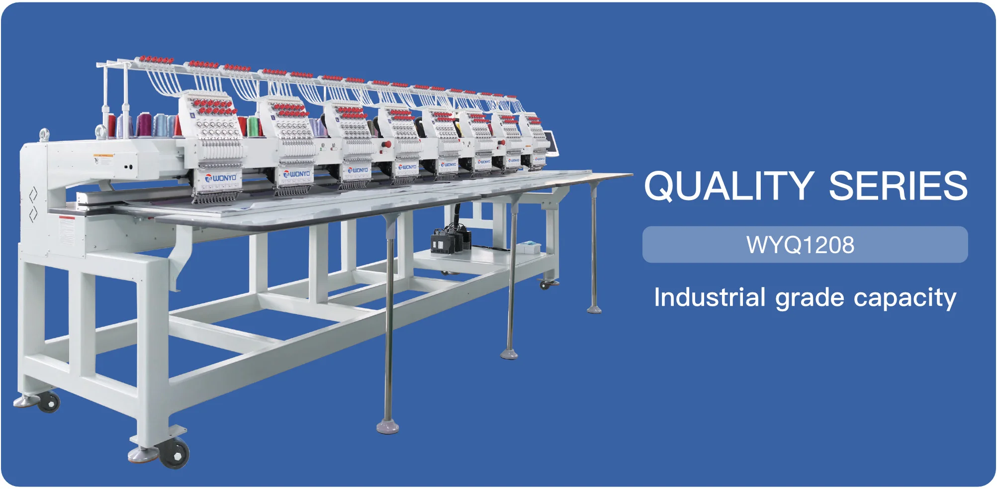 8 Head Multi Head Industrial Sewing Monogramming Embroidery Machine ...