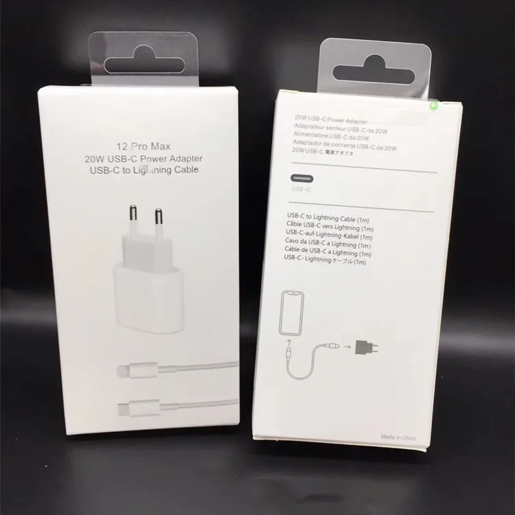 Cargador iPhone 20w + Cable iPhone 1m Lightning-USB C 